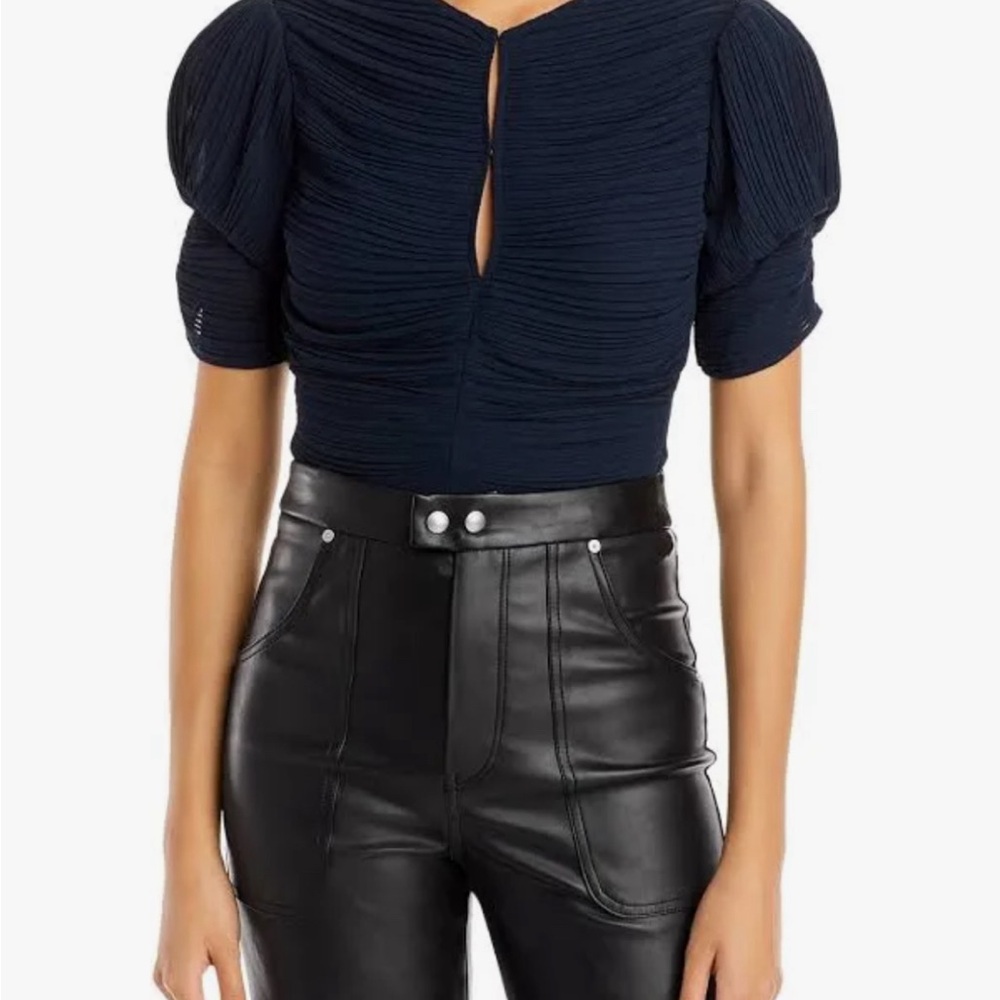 Frame navy blouse size S/P - Picture 7 of 7